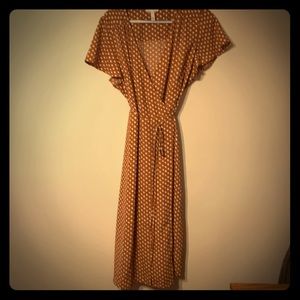 Polka Dot Wrap Dress